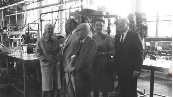Pilot plant opening pic, 1960s