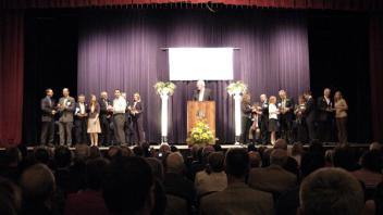 Awardees on stage