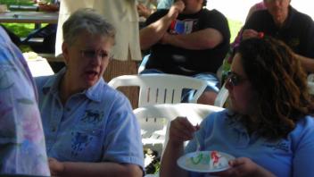 Judy Blatte and Jamie Brannan