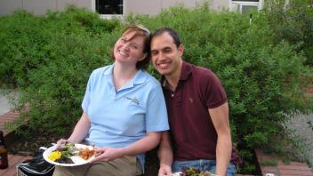 Jamie Ruffolo and her friend, Erik