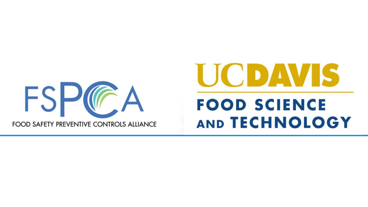 FSPCA logo and UC Davis FST logo