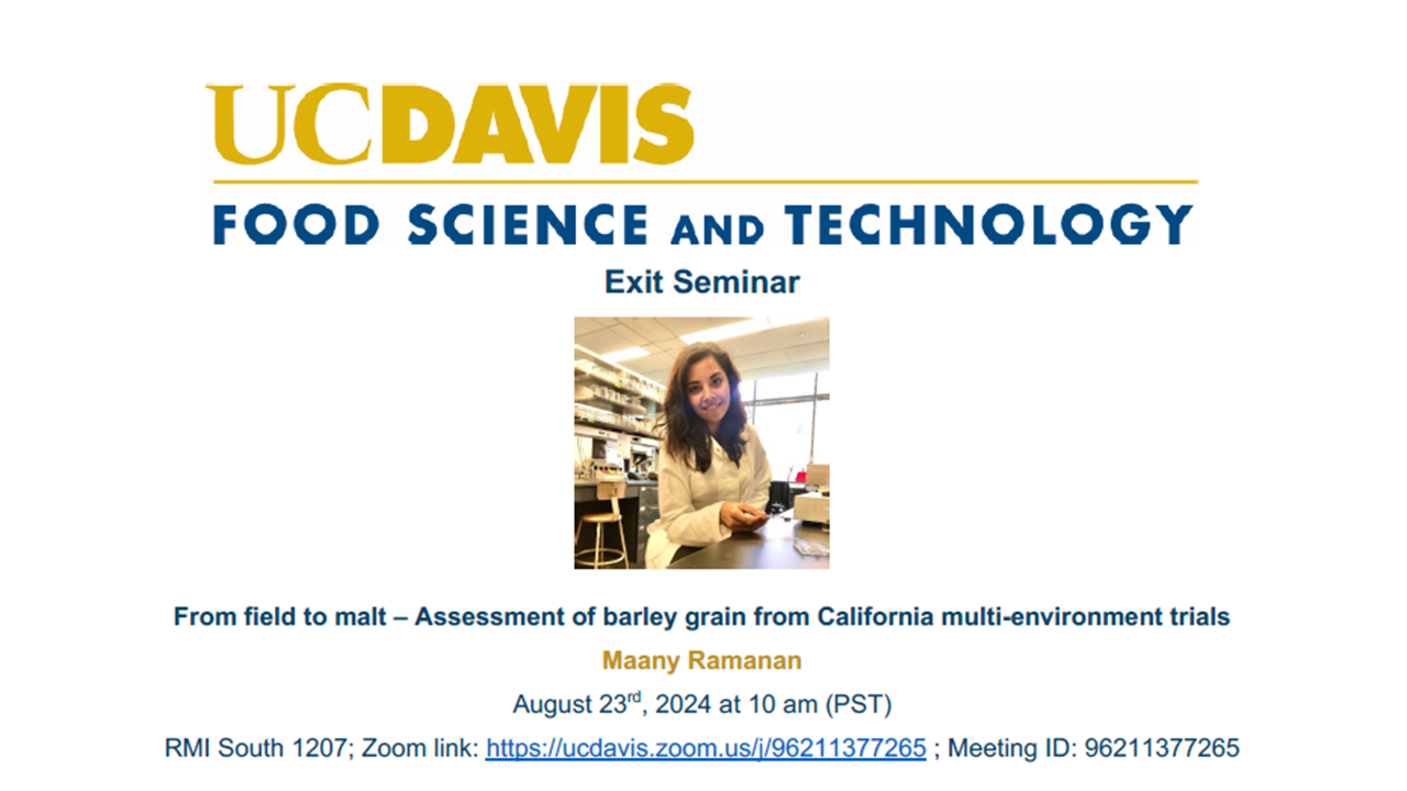 Exit Seminar text for Maany Ramanan, August 23, 2024