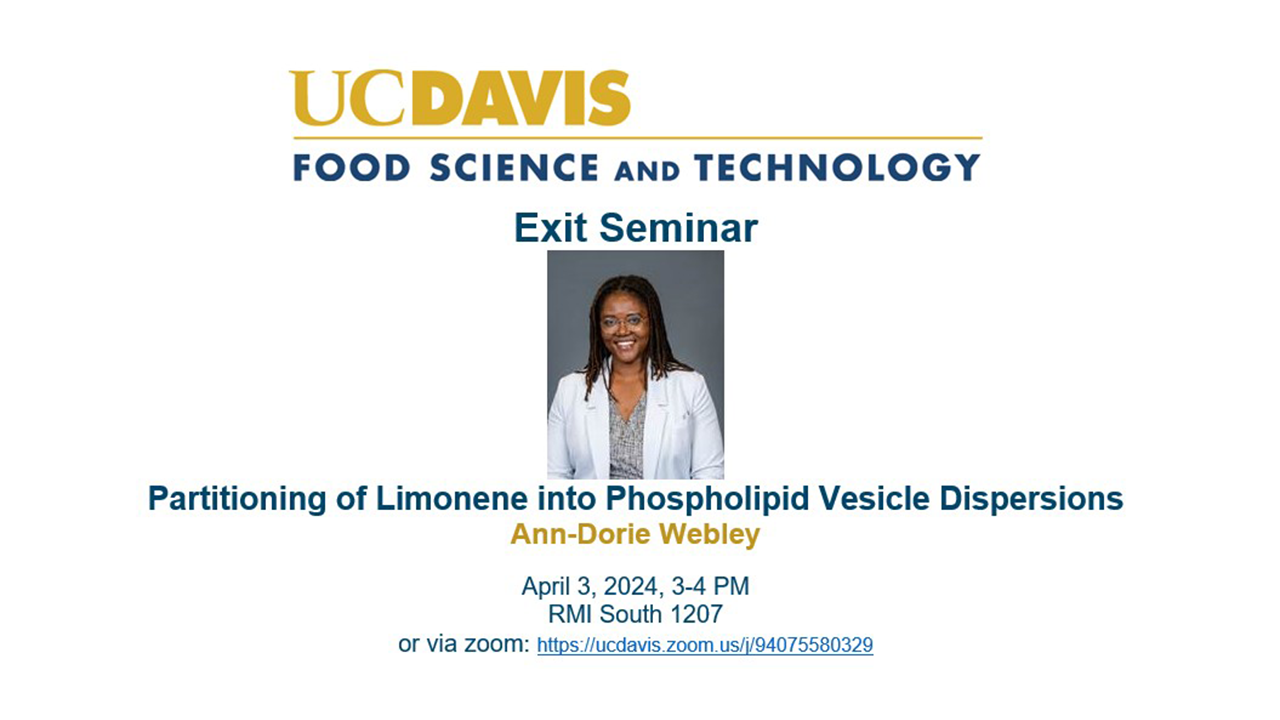 Title and image for exit seminar 4-3-24 Ann-Dorie Webley