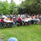 Enjoying the BBQ