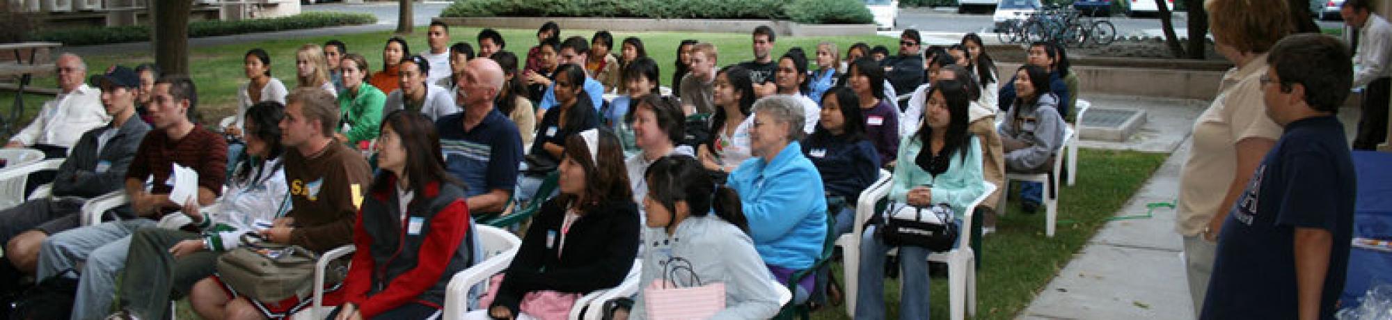 Orientation attendees